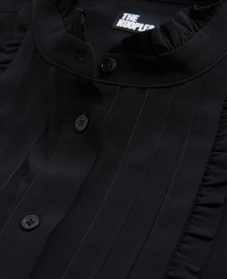 The Kooples F BLACK black flowing shirt
