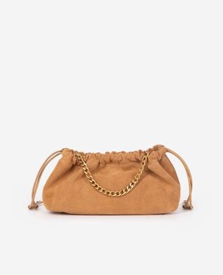 The Kooples FEMME CAMEL sac taylor en su&egrave;de camel
