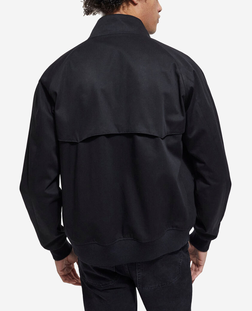 The Kooples HOMME BLACK blouson noir doublure léopard