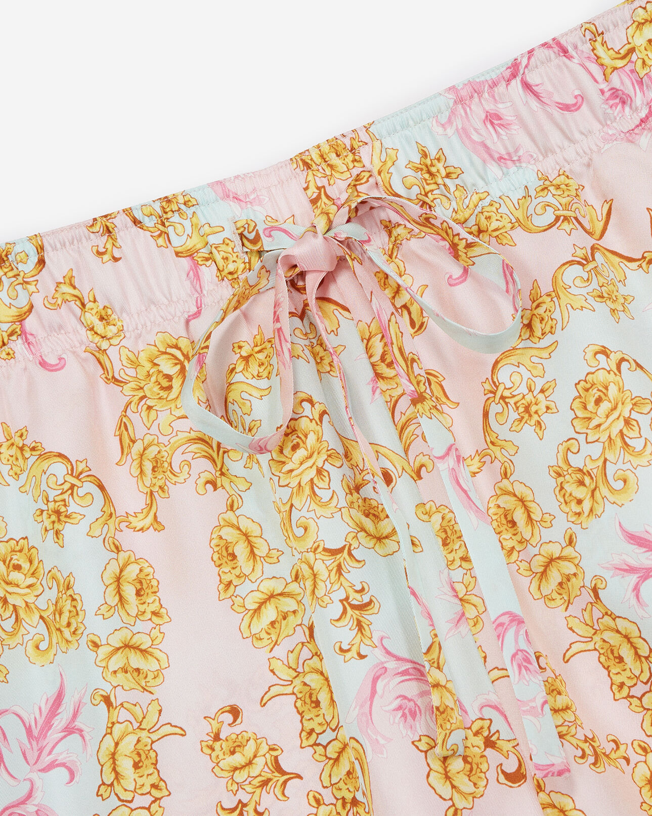 The Kooples MUJER USED RAPIECE pantalones fluidos de seda con estampado barroco