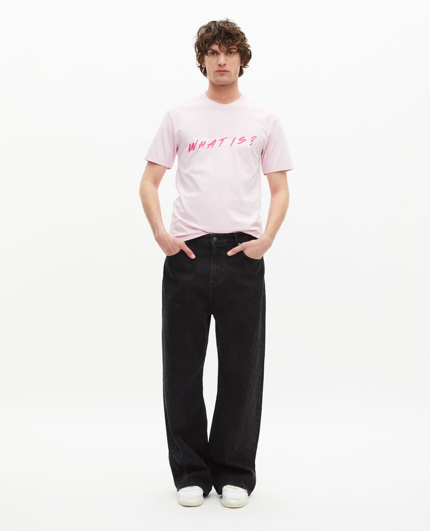 The Kooples MEN PALE PINK men's pink what is t-shirt