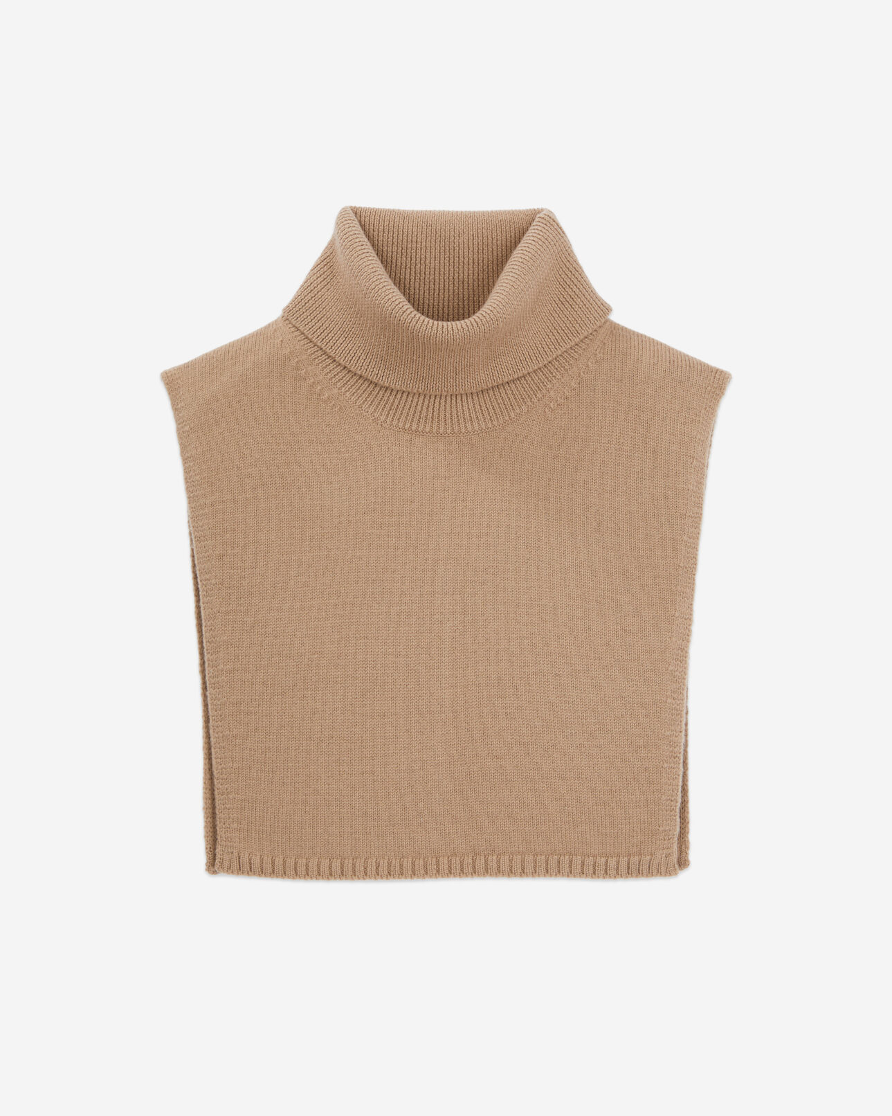 The Kooples WOMEN BROWN-BEIGE brown wool plastron