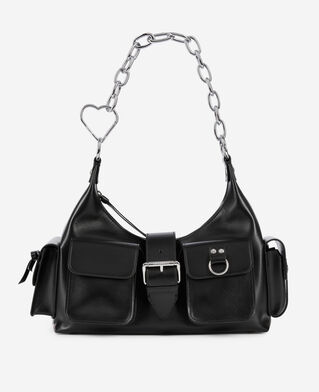 The Kooples WOMEN SILVER amelia silver bag chain