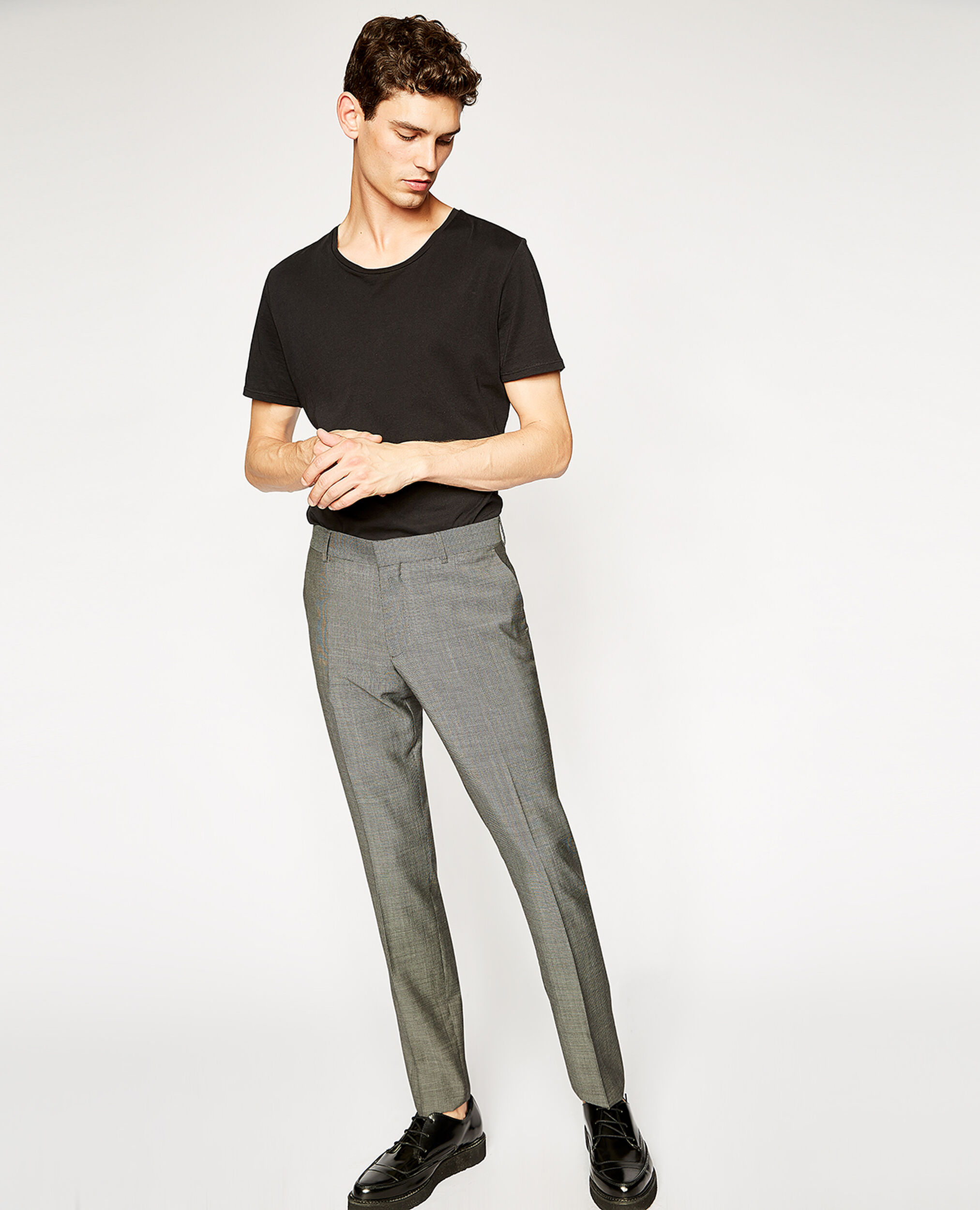 Men's grey suit trousers The Kooples US