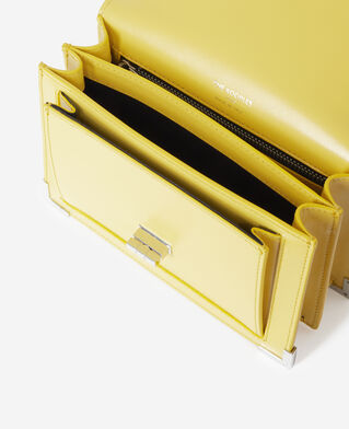 The Kooples WOMEN BRIGHT YELLOW small emily bag in yellow leather