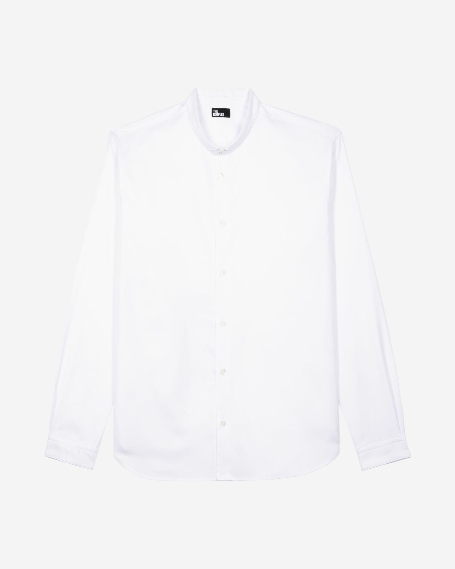 Formal shirt with white collar, WHITE, hi-res image number null