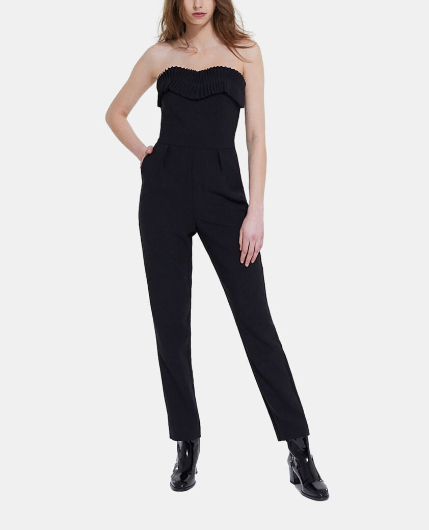 The Kooples DAMEN BLACK schwarzer overall