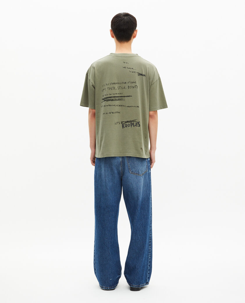 The Kooples MEN KAKI what is khaki t-shirt