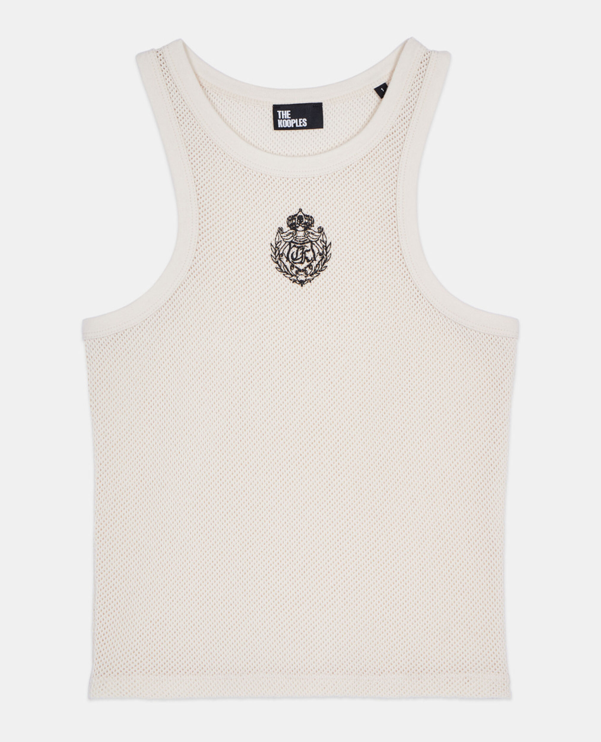 Blazon ecru tank top, ECRU, hi-res image number null