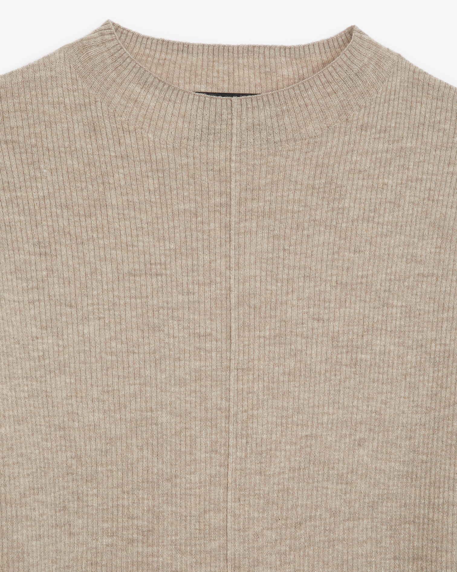 Wollpullover fein Kaschmir beige tailliert, BEIGE, hi-res image number null