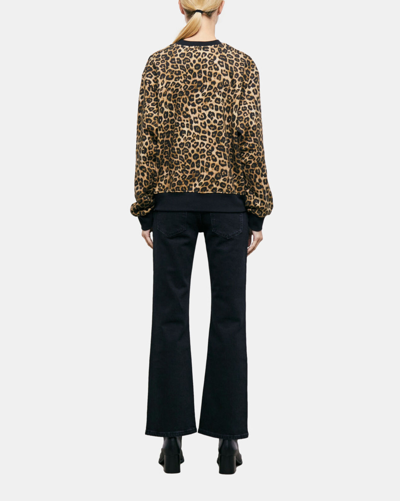 The Kooples MUJER LEOPARD sudadera leopardo