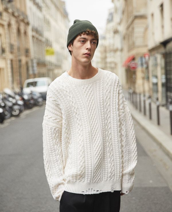 Knitted clearance wool jumper