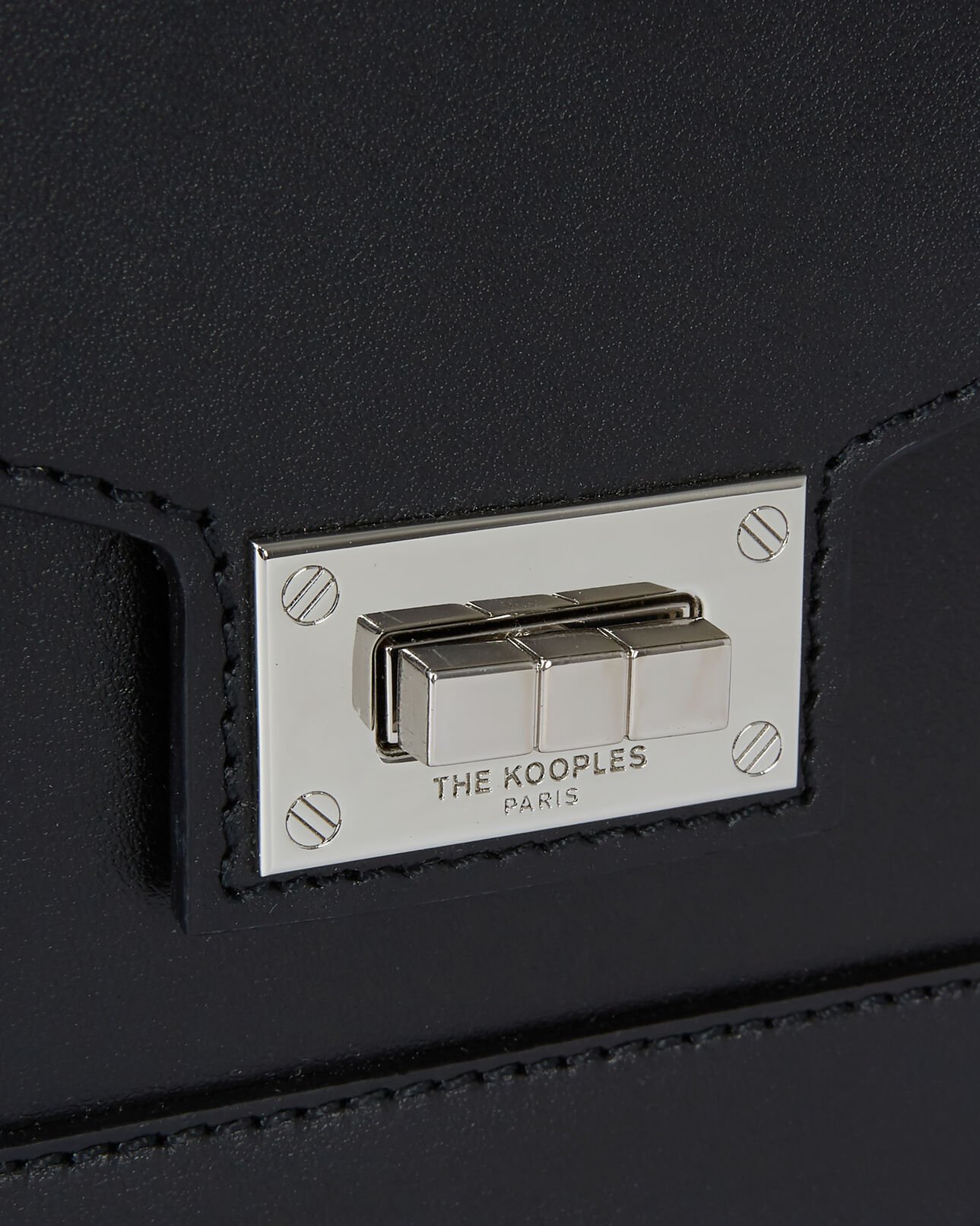 The Kooples MUJER BLACK STONE bolso emily mediano negro