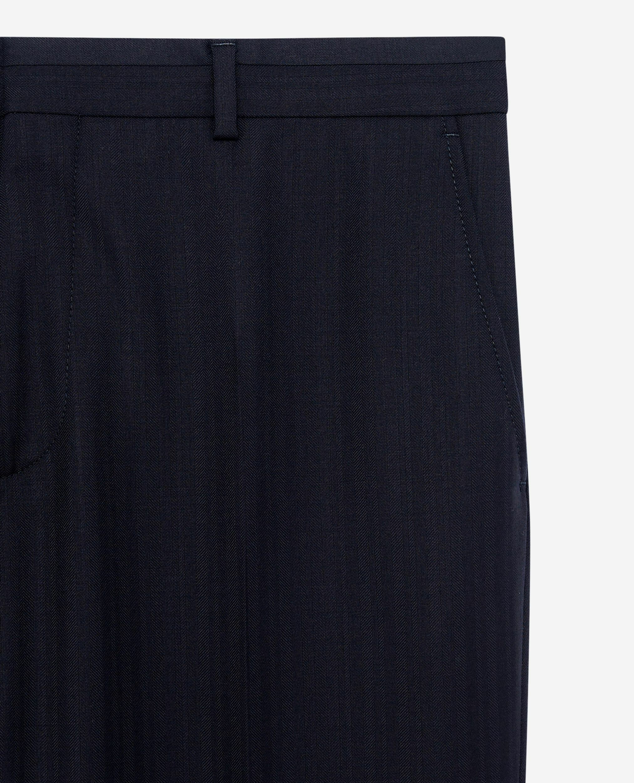 Slim-fit suit pants in navy wool, DARK NAVY, hi-res image number null