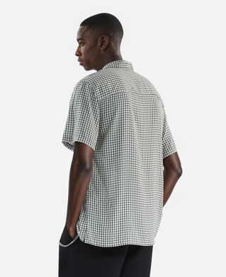 The Kooples HERREN BLACK WHITE kurzarmshirt mit blumenprint