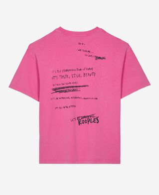 The Kooples MEN FUSHIA pink what is t-shirt