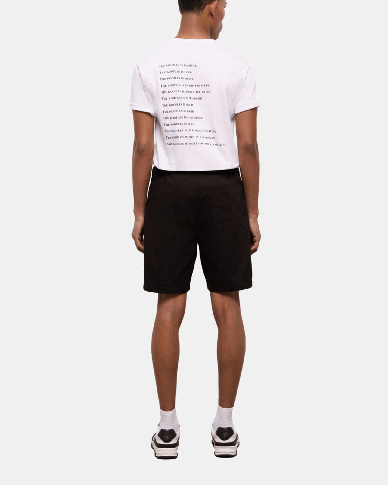 The Kooples MEN BLACK black shorts