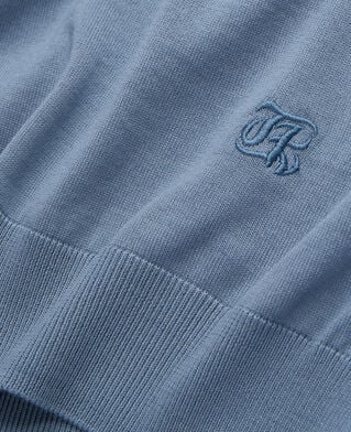 The Kooples H BLUE GREY blue merino wool sweater