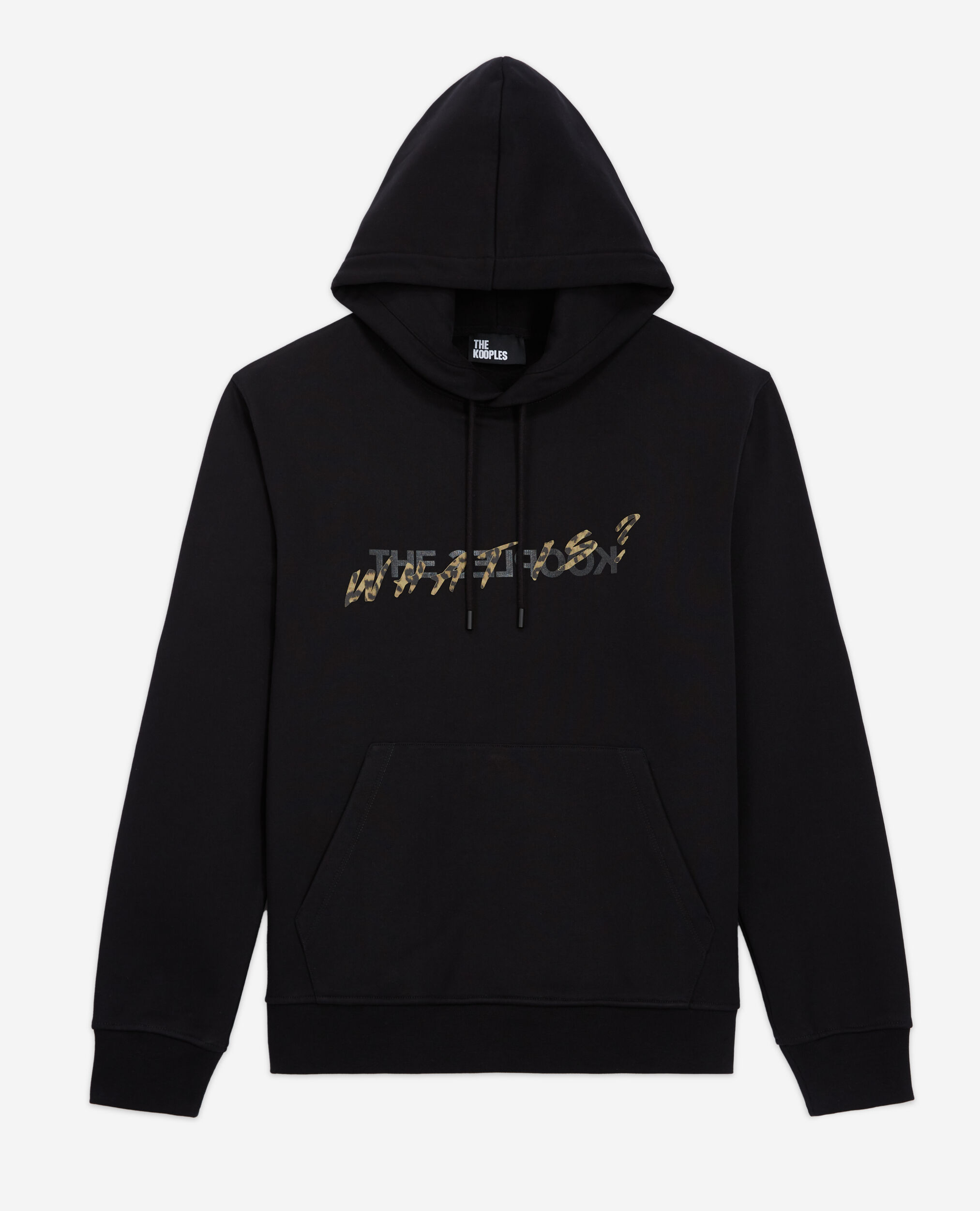 Black and leopard print what is sweatshirt The Kooples US