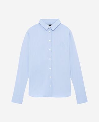 The Kooples F BLUE SKY light blue poplin shirt