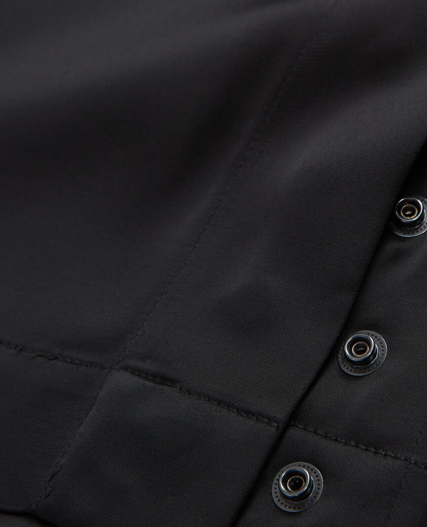 The Kooples HERREN BLACK schwarze hose mit satin-effekt