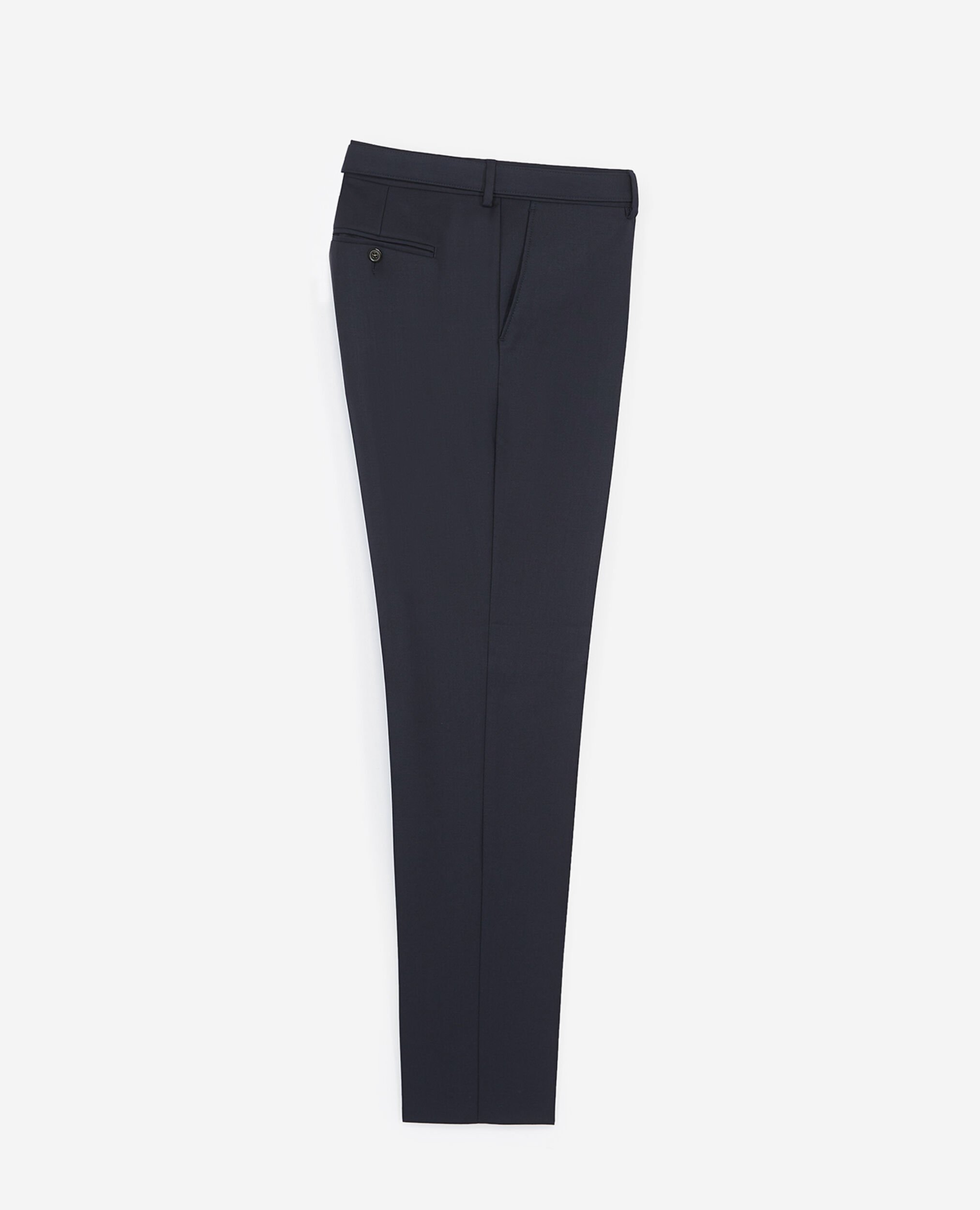 Pantalón traje azul marino lana, DARK NAVY, hi-res image number null