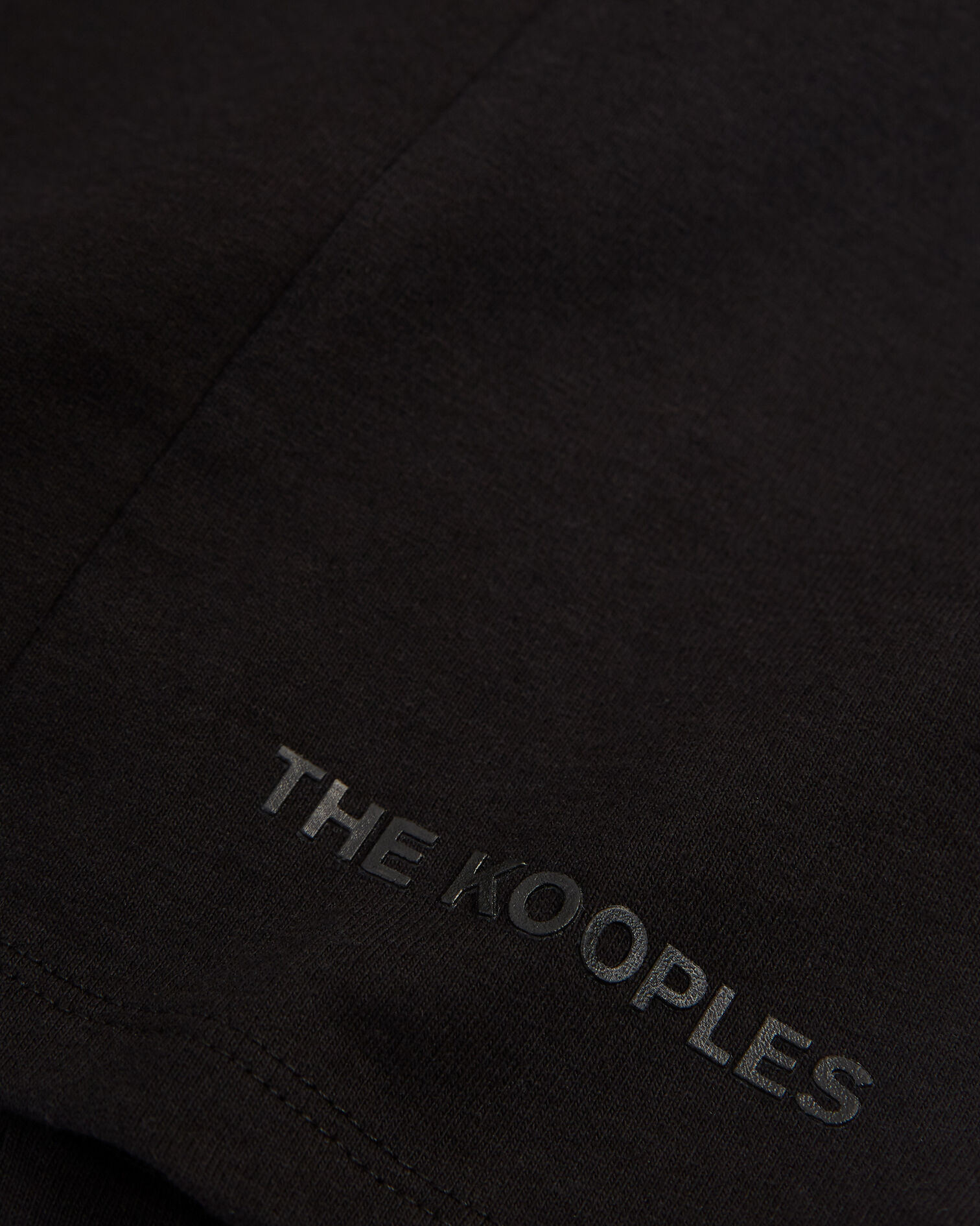 Robe t-shirt coton noir logo gomme, BLACK WASHED, hi-res image number null