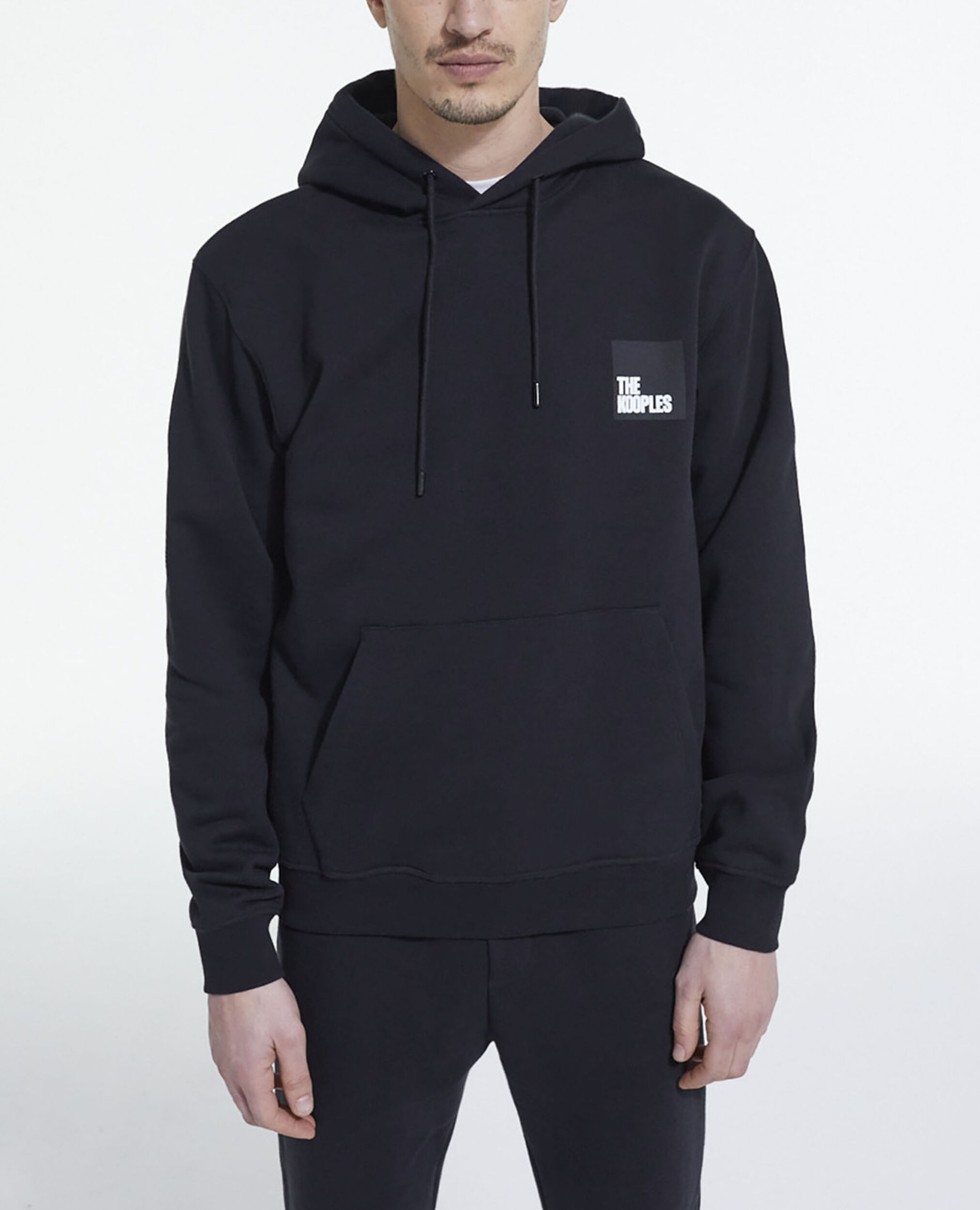 Black sweatshirt, BLACK, hi-res image number null