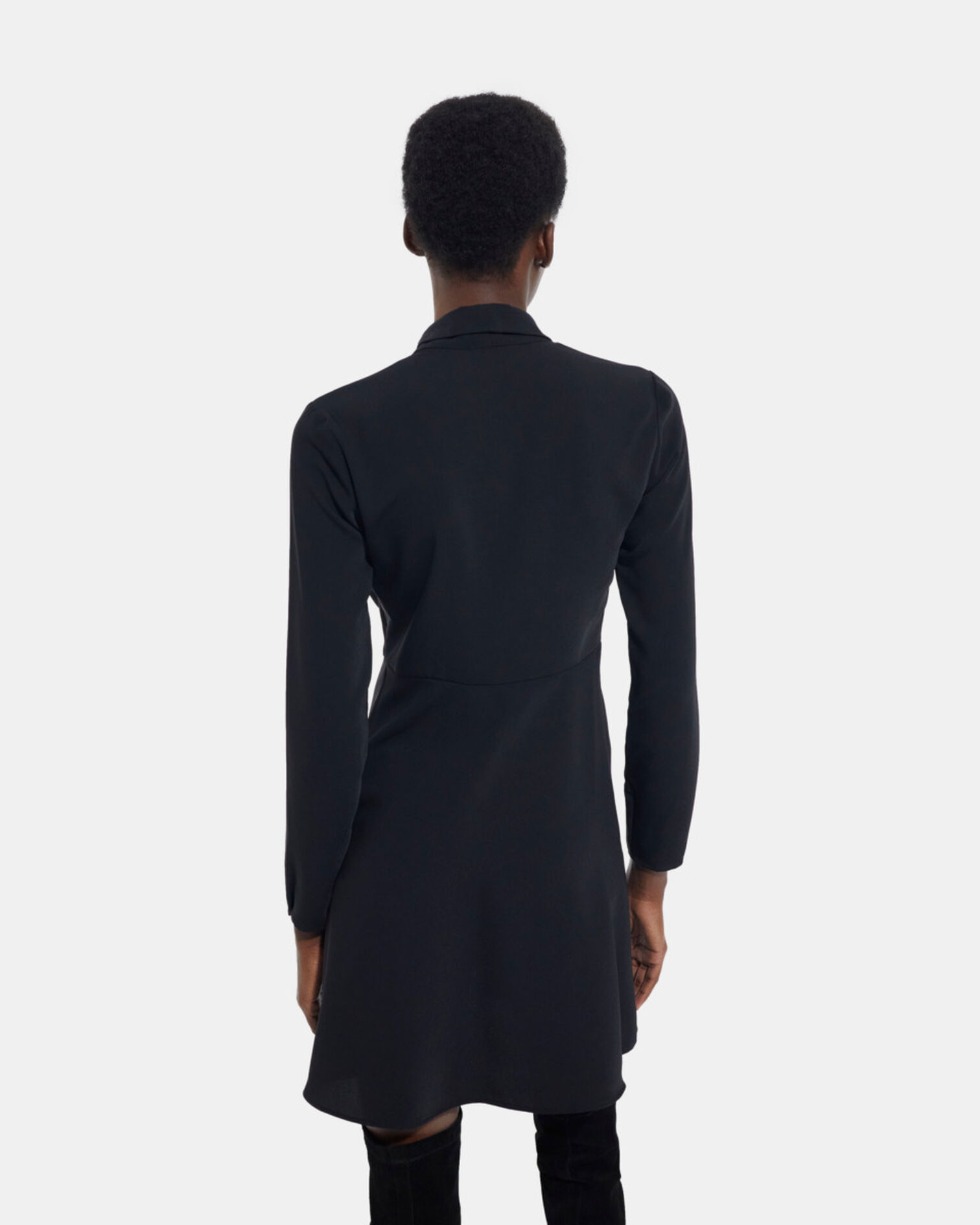 Robe courte noire, BLACK, hi-res image number null