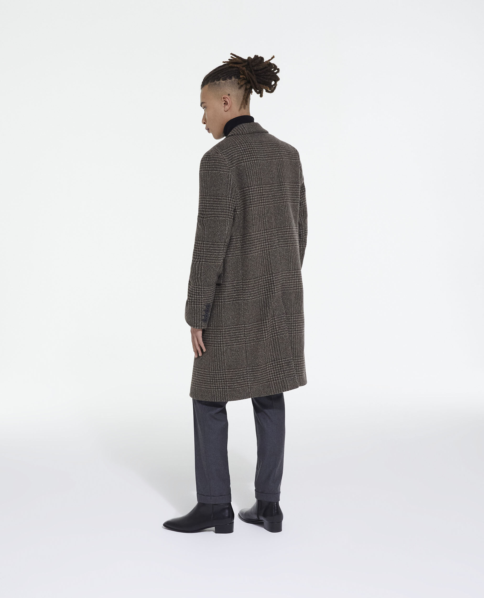 Manteau en laine marron, BROWN, hi-res image number null