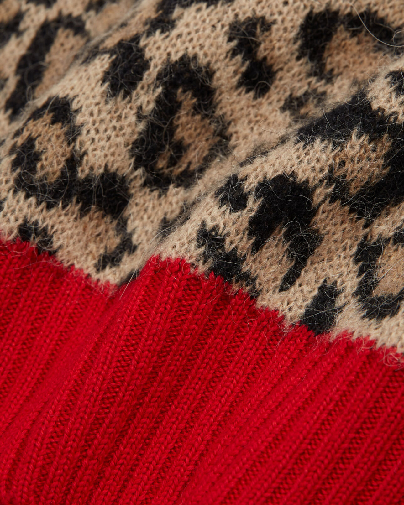 The Kooples DAMEN LEOPARD pullover mit leopardenmotiv