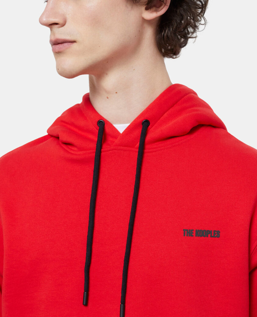 The Kooples HOMME RED sweatshirt logo the kooples rouge
