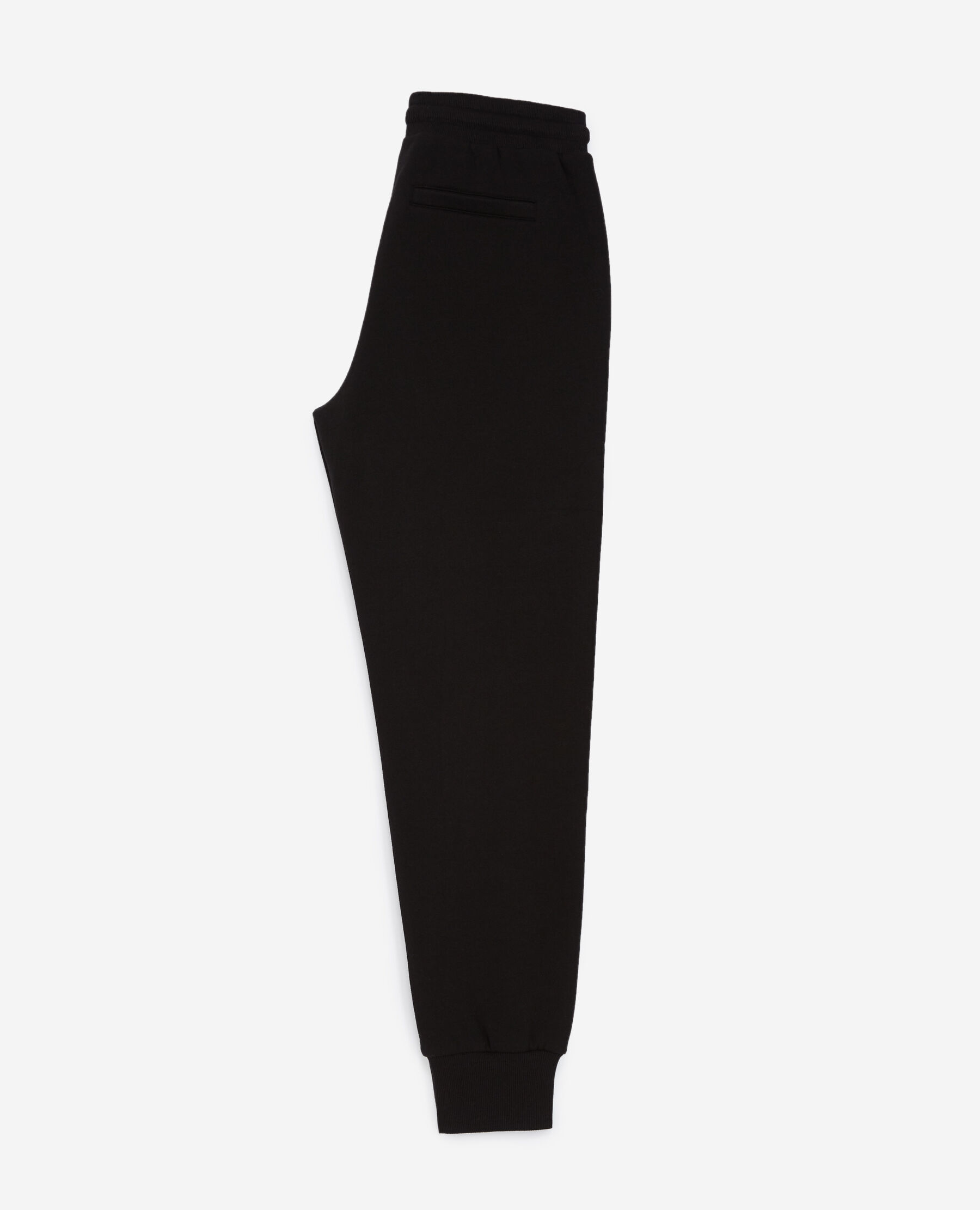 Solid black joggers shop