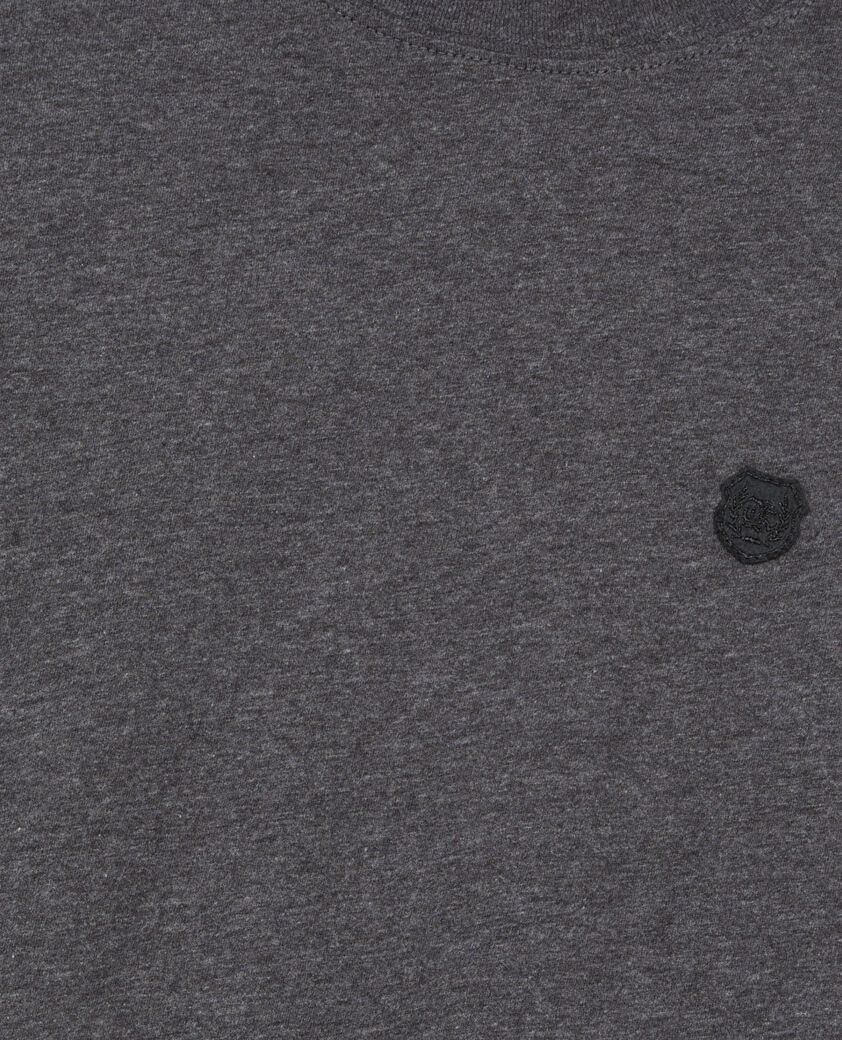 The Kooples HOMME ANTHRACITE MELANGE t-shirt manches longues gris