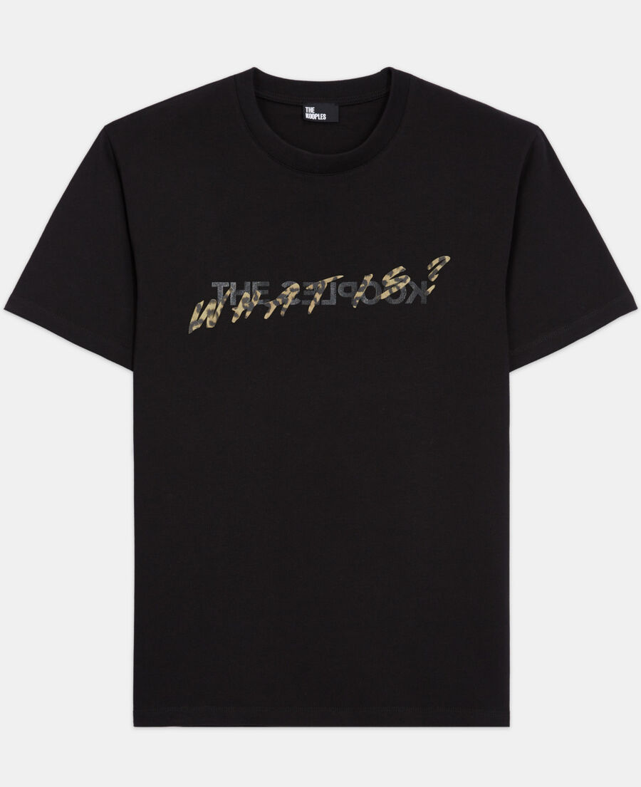 t-shirt what is noir et léopard