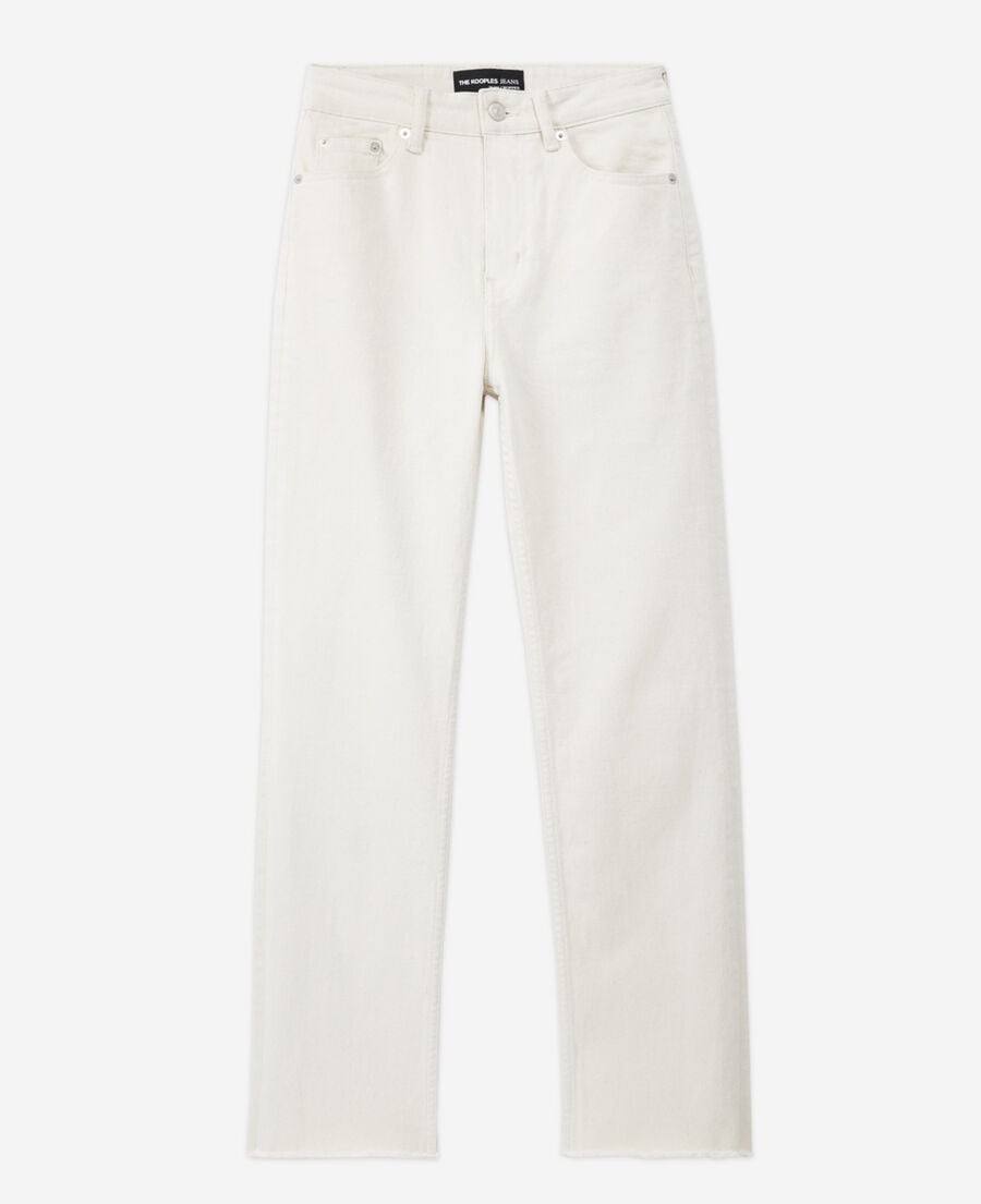 The Kooples FEMME NATURAL jean droit à bords francs