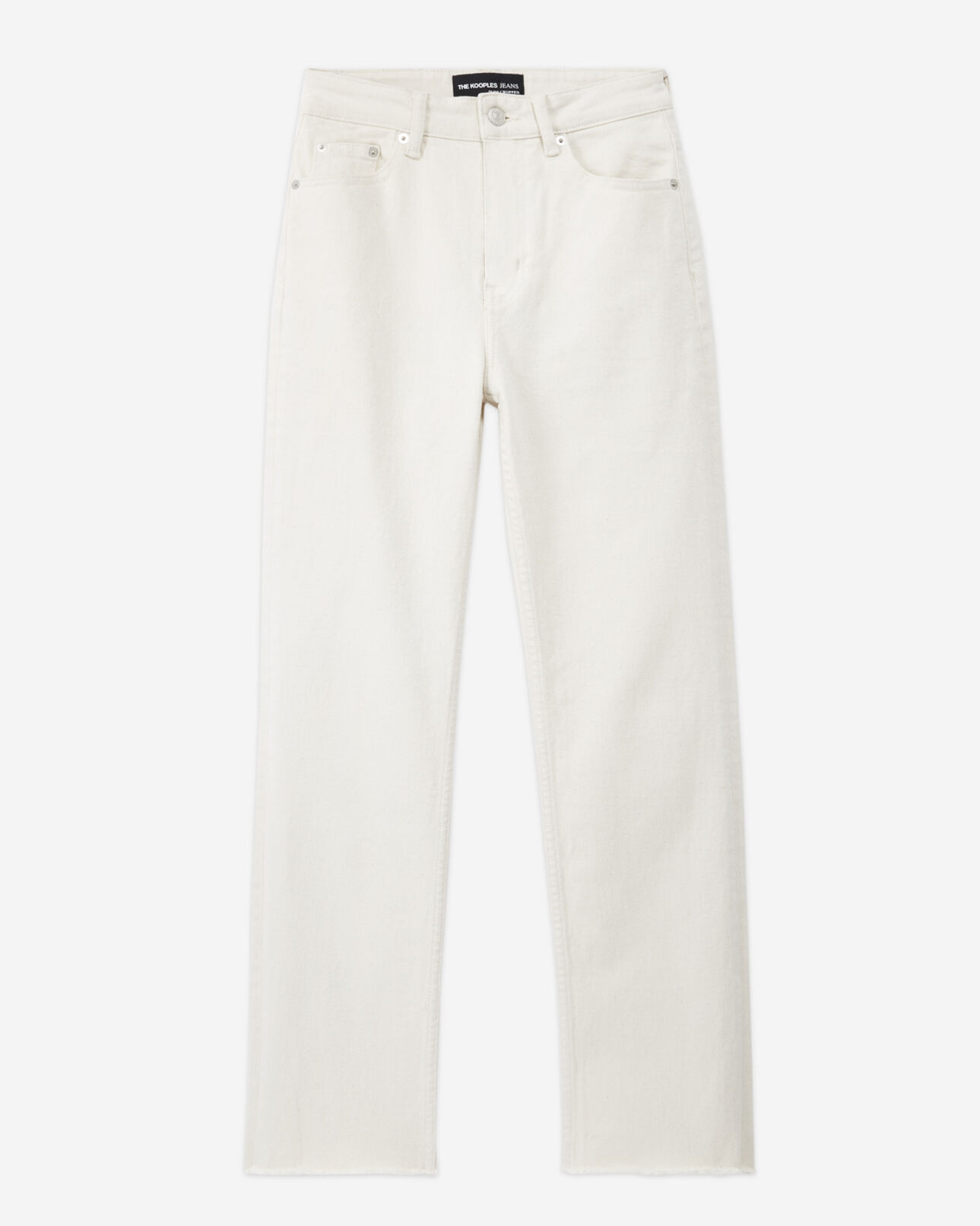 The Kooples FEMME NATURAL jean droit à bords francs