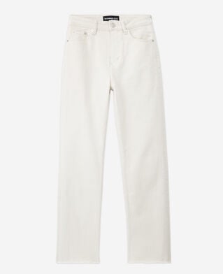 The Kooples FEMME NATURAL jean droit à bords francs
