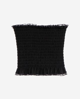 The Kooples FEMME BLACK top bustier smoké noir