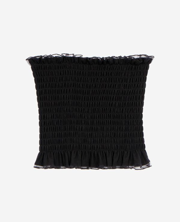 The Kooples FEMME BLACK top bustier smoké noir