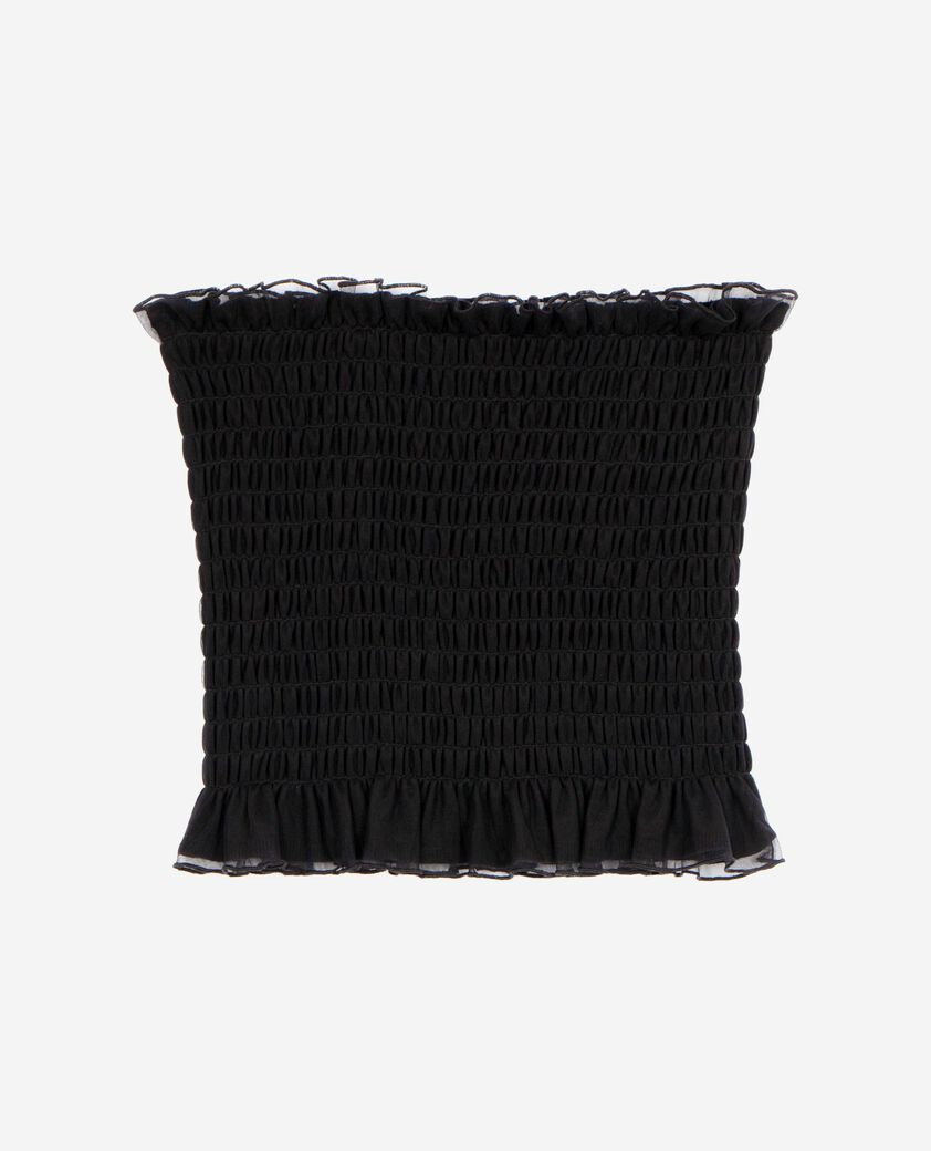 The Kooples DAMEN BLACK schwarzes rauchiges bustier-top