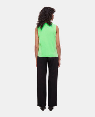 The Kooples DAMEN VERT FLUO neongrünes t-shirt damen mit logo