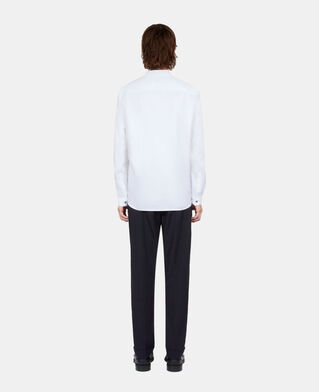 The Kooples H WHITE white twill formal shirt