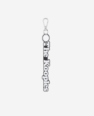 The Kooples FEMME WHITE bijou de sac logo noir et blanc