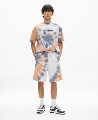 The Kooples HOMME NEW LIGHT BLUE t-shirt imprimé tie and dye bleu