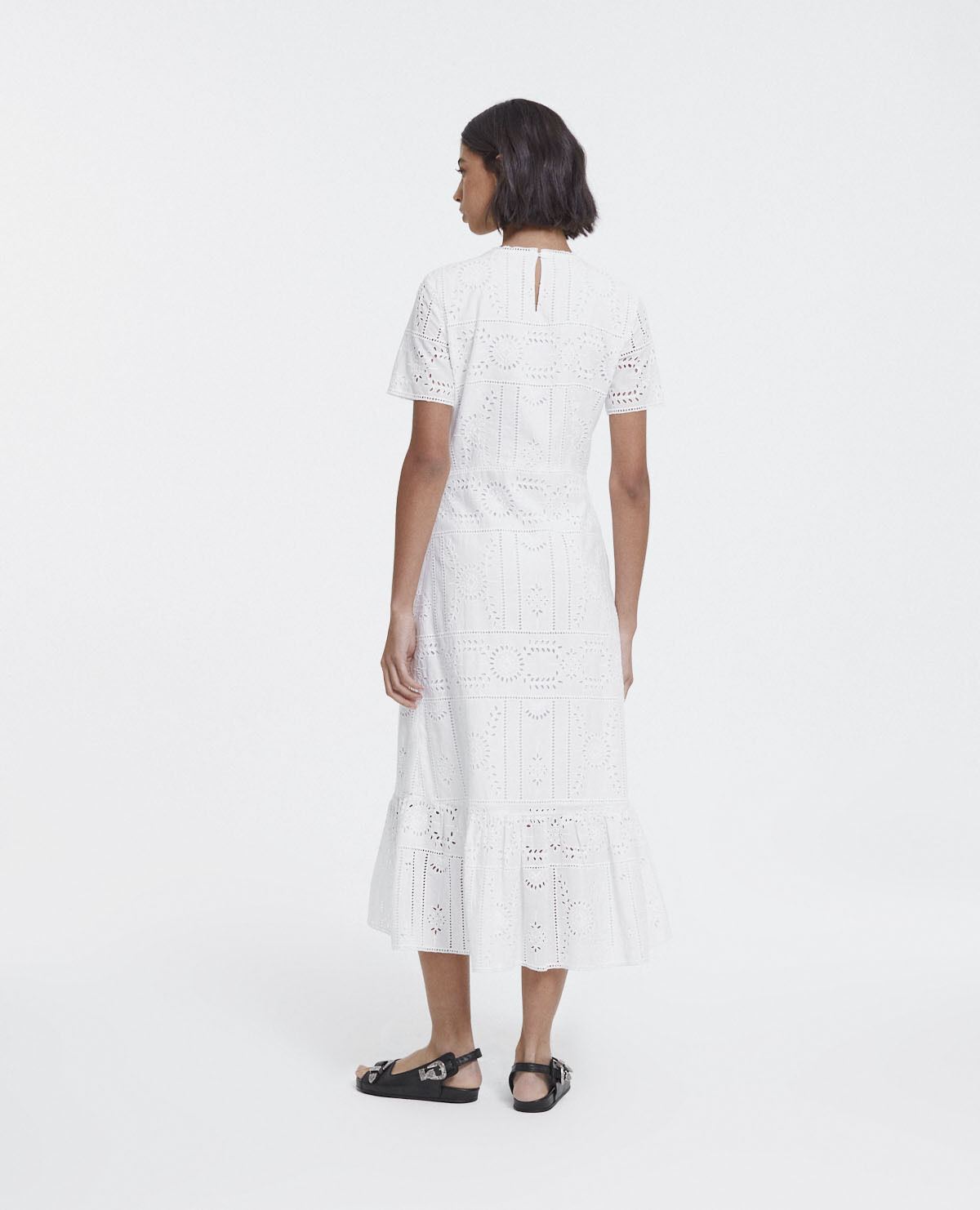 The kooples robe blanche clearance