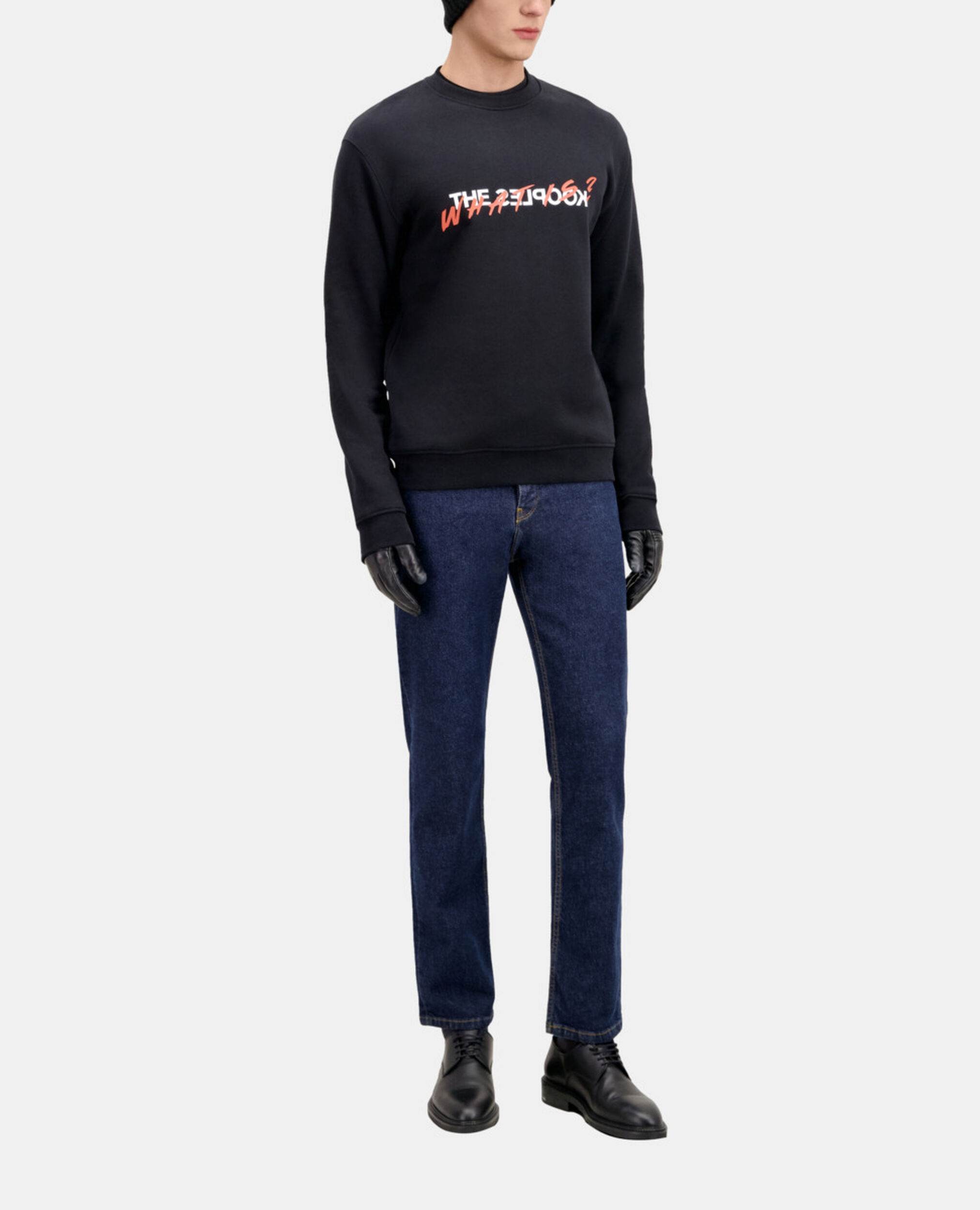Men s What Is Black Sweatshirt The Kooples men-s-what-is-black-sweatshirt-the-kooples