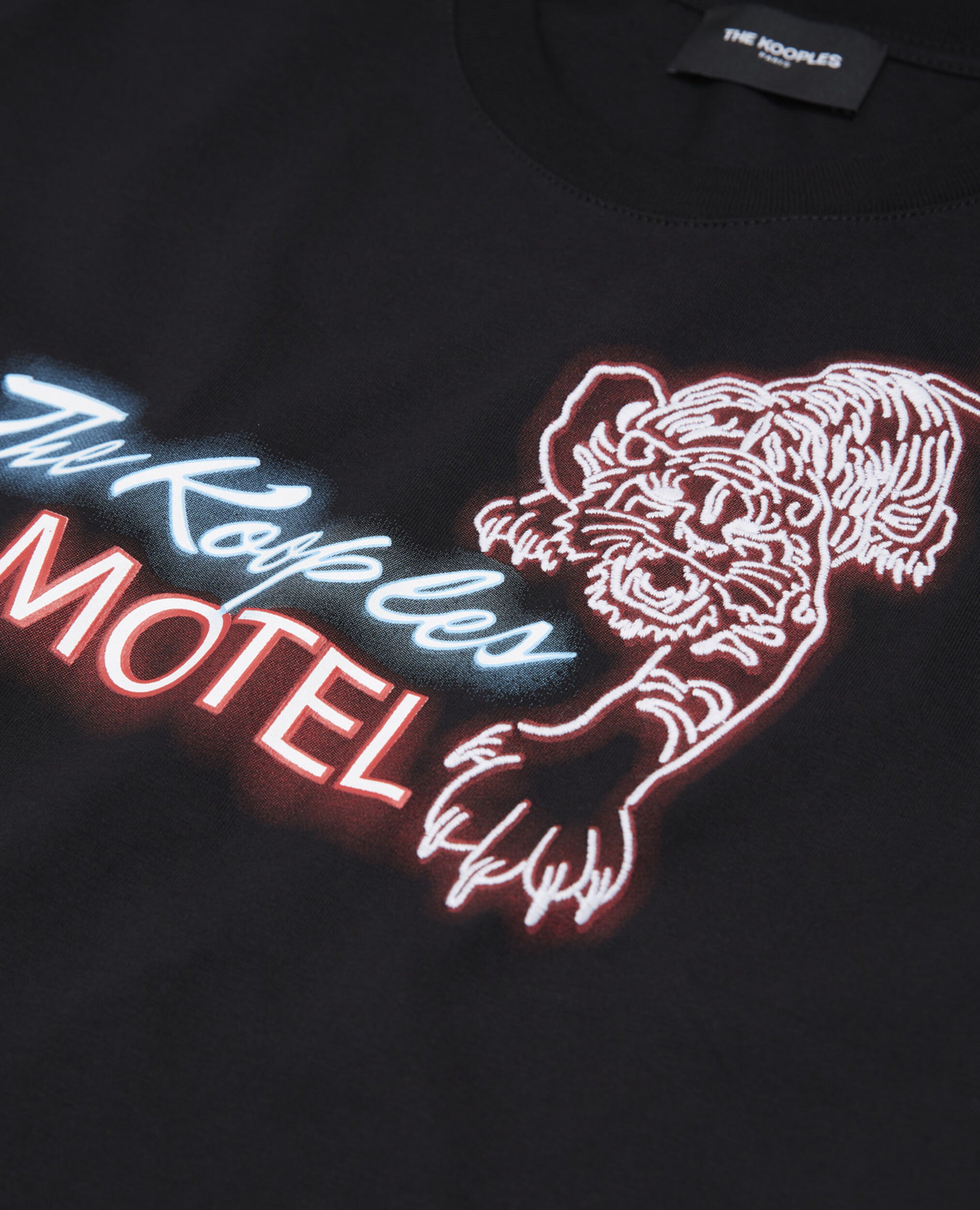 Camiseta The Kooples Motel, BLACK, hi-res image number null