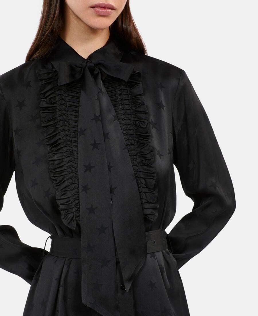 The Kooples F BLACK short black jacquard dress
