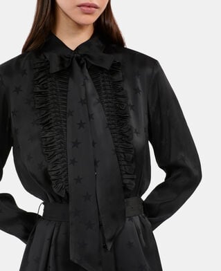 The Kooples F BLACK short black jacquard dress